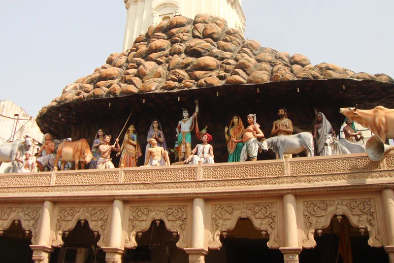 Daan Ghati temple at Govardhan Hill, Braj